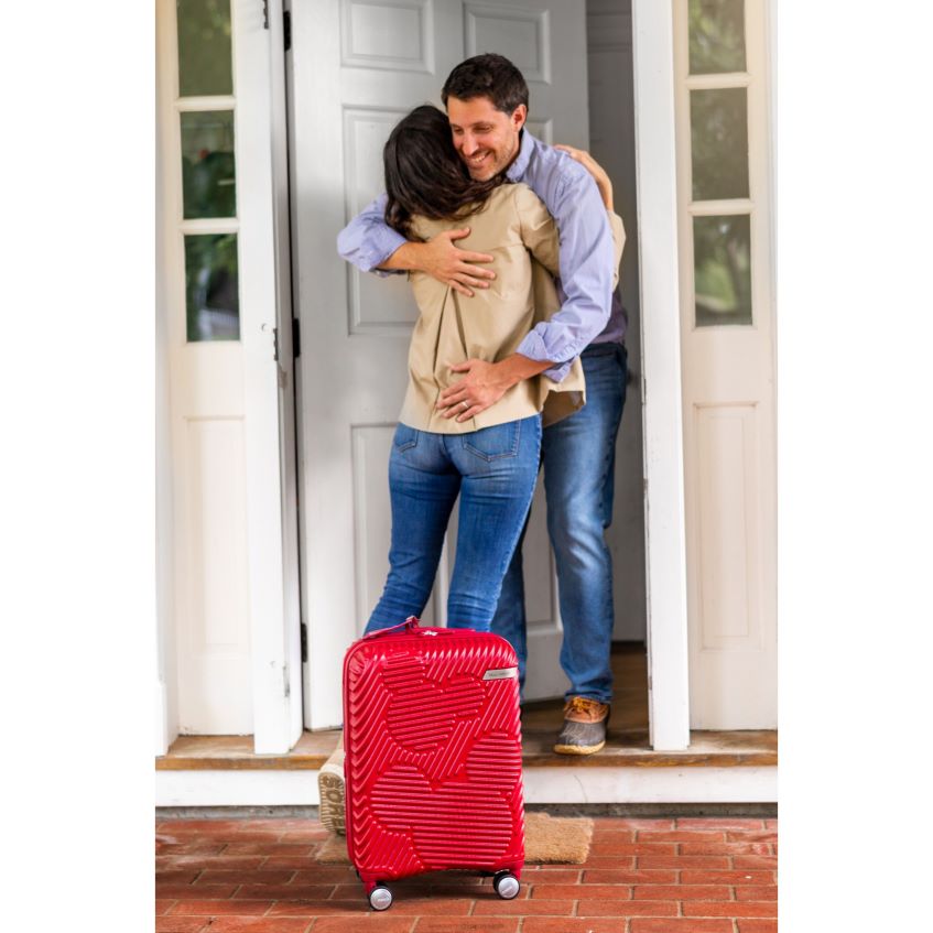 American Tourister Geanta - mickey red American Tourister spinner Disney 20\'\' bagaje 46N2LR54