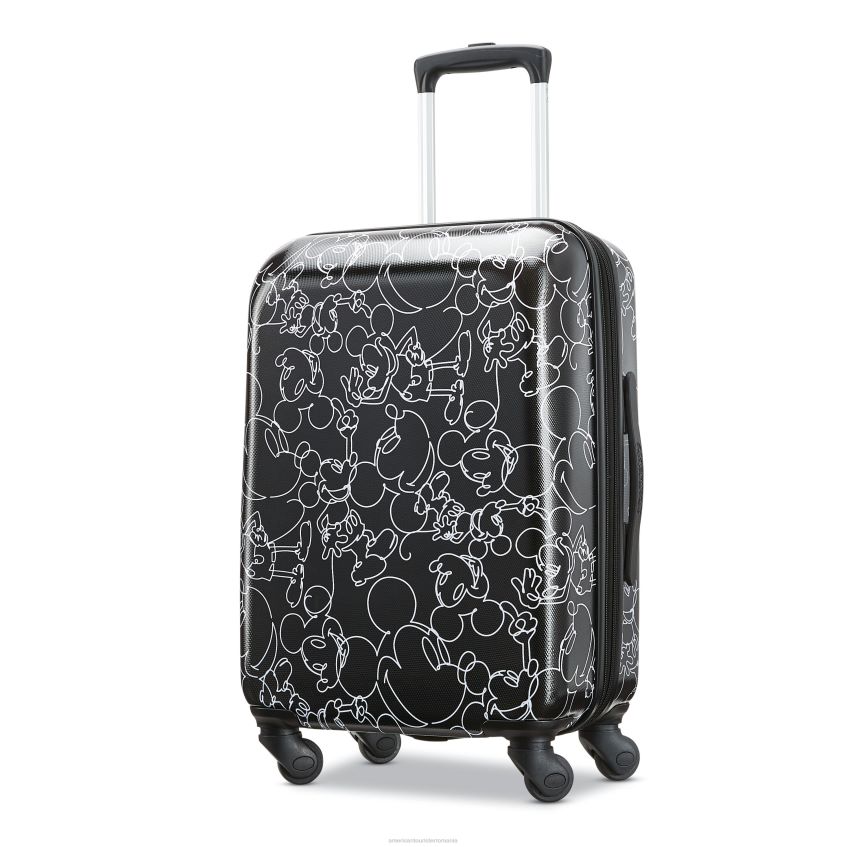 American Tourister Romania - mickey mouse multi fata American Tourister disney mickey scribble 20'' spinner bagaje 46N2LR100