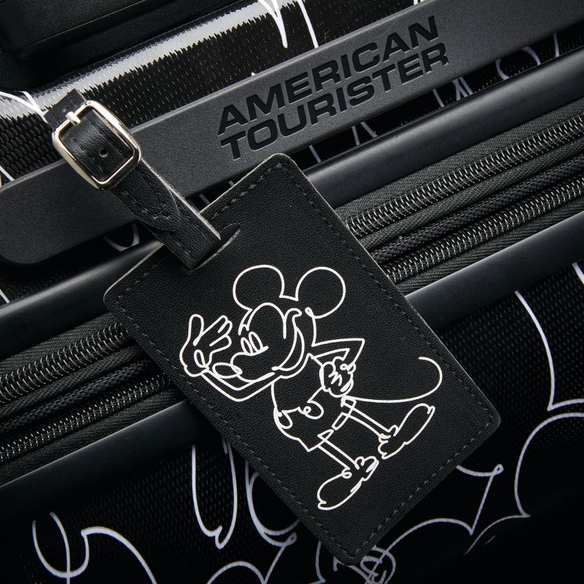 American Tourister Romania - mickey mouse multi fata American Tourister disney mickey scribble 20\'\' spinner bagaje 46N2LR100