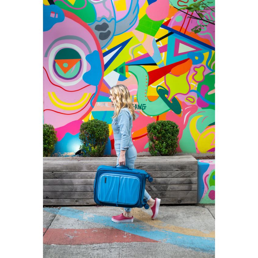 American Tourister Rucsac - albastru pacific American Tourister spinner cascada 20\'\' bagaje 46N2LR140