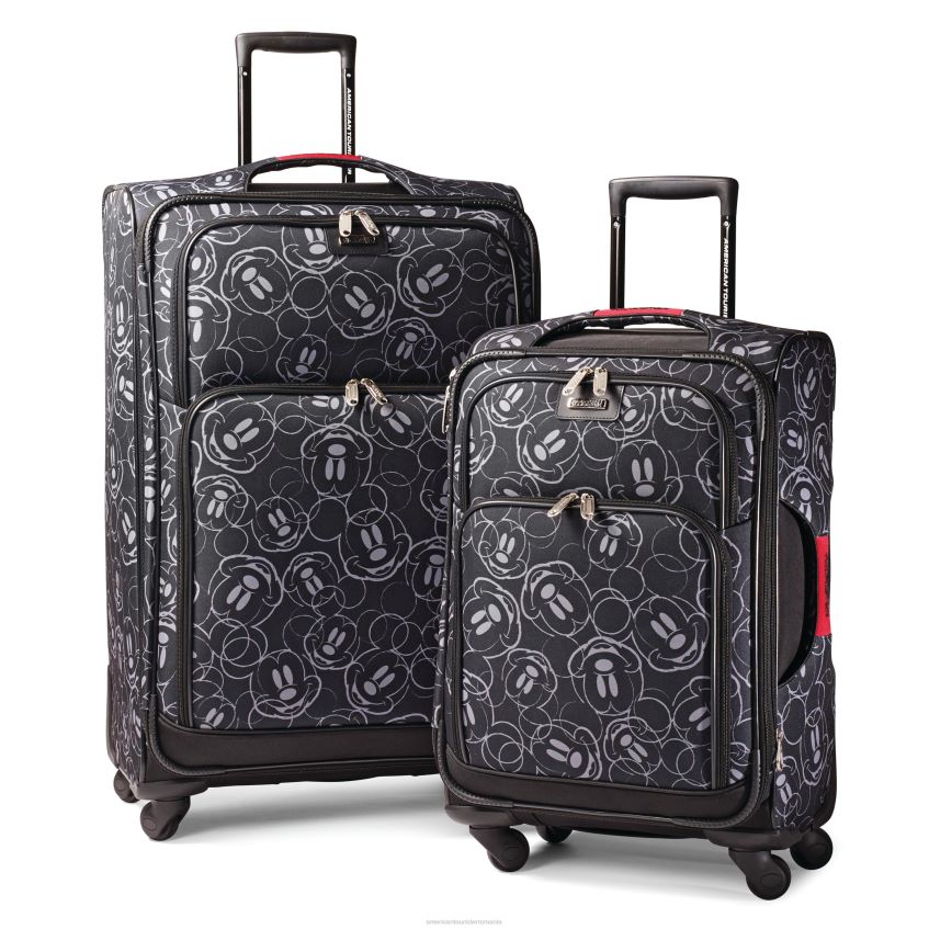 American Tourister Geanta - mickey mouse multi fata American Tourister set disney mickey mouse 2 piese bagaje 46N2LR30