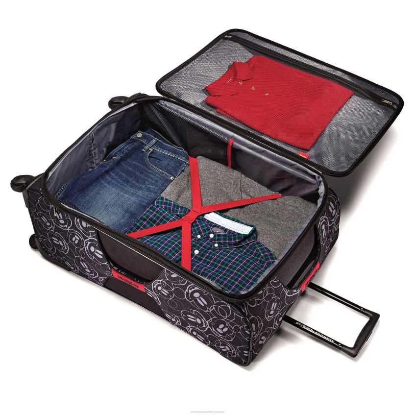 American Tourister Geanta - mickey mouse multi fata American Tourister set disney mickey mouse 2 piese bagaje 46N2LR30