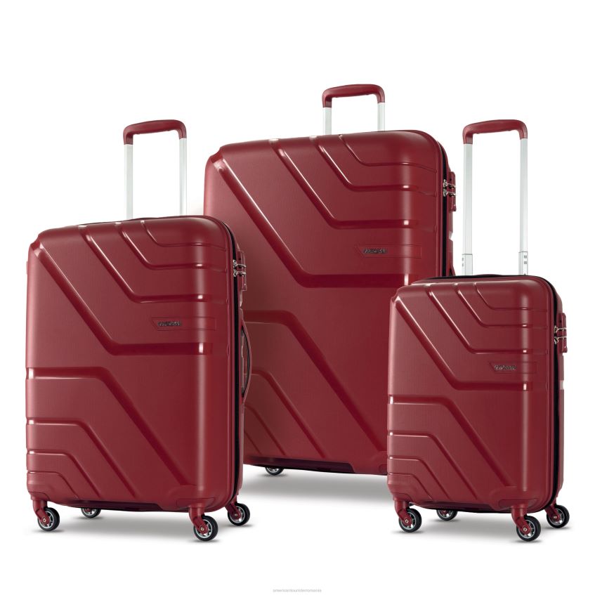 American Tourister Geanta - roșu intens American Tourister set de 3 piese upland bagaje 46N2LR9