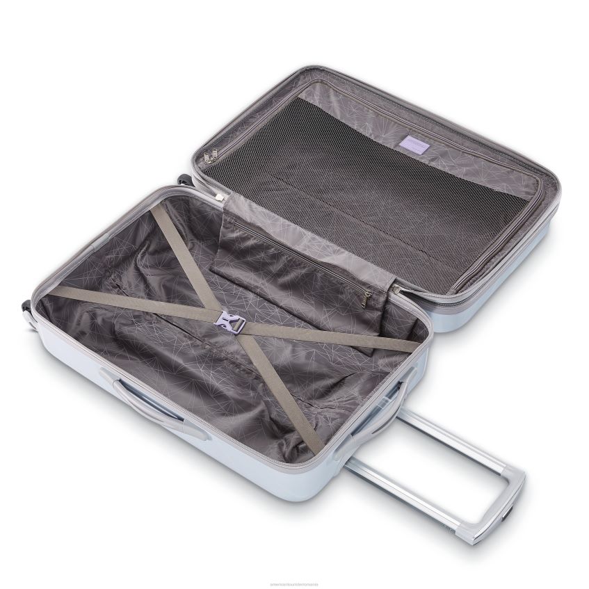 American Tourister Romania - alb irizant American Tourister set 2 piese moonlight (co/l) bagaje 46N2LR22