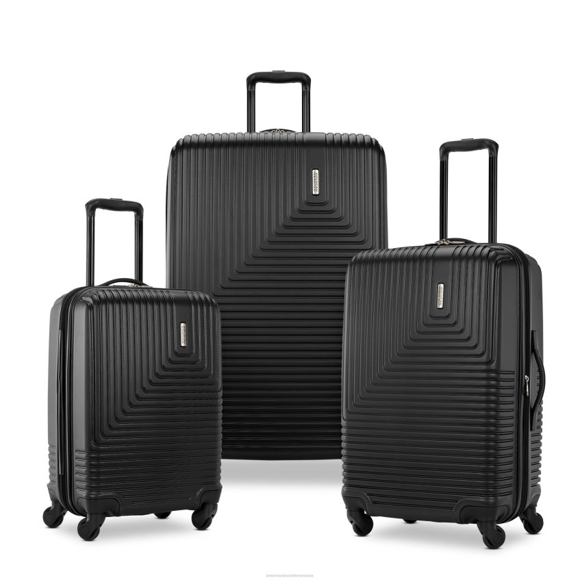 American Tourister Romania - negru American Tourister set de caneluri 3 piese bagaje 46N2LR109