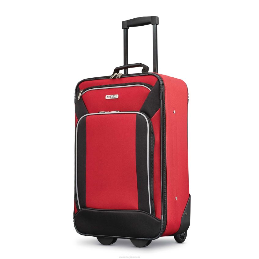 American Tourister Rucsac - roșu/negru American Tourister set fieldbrook xlt 4 piese bagaje 46N2LR92