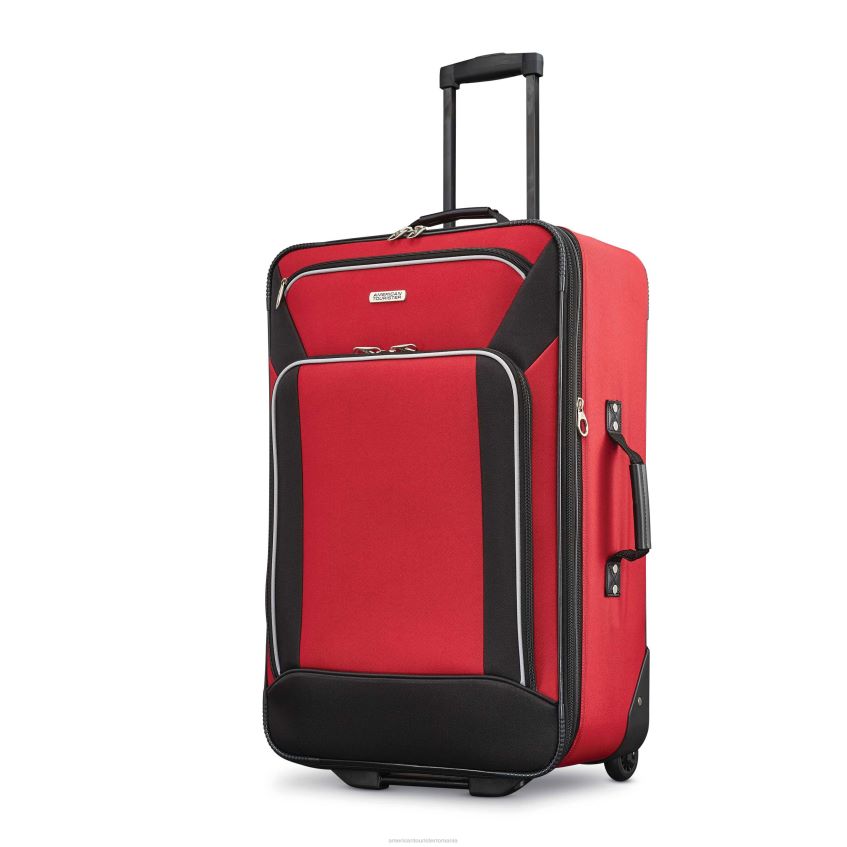 American Tourister Rucsac - roșu/negru American Tourister set fieldbrook xlt 4 piese bagaje 46N2LR92