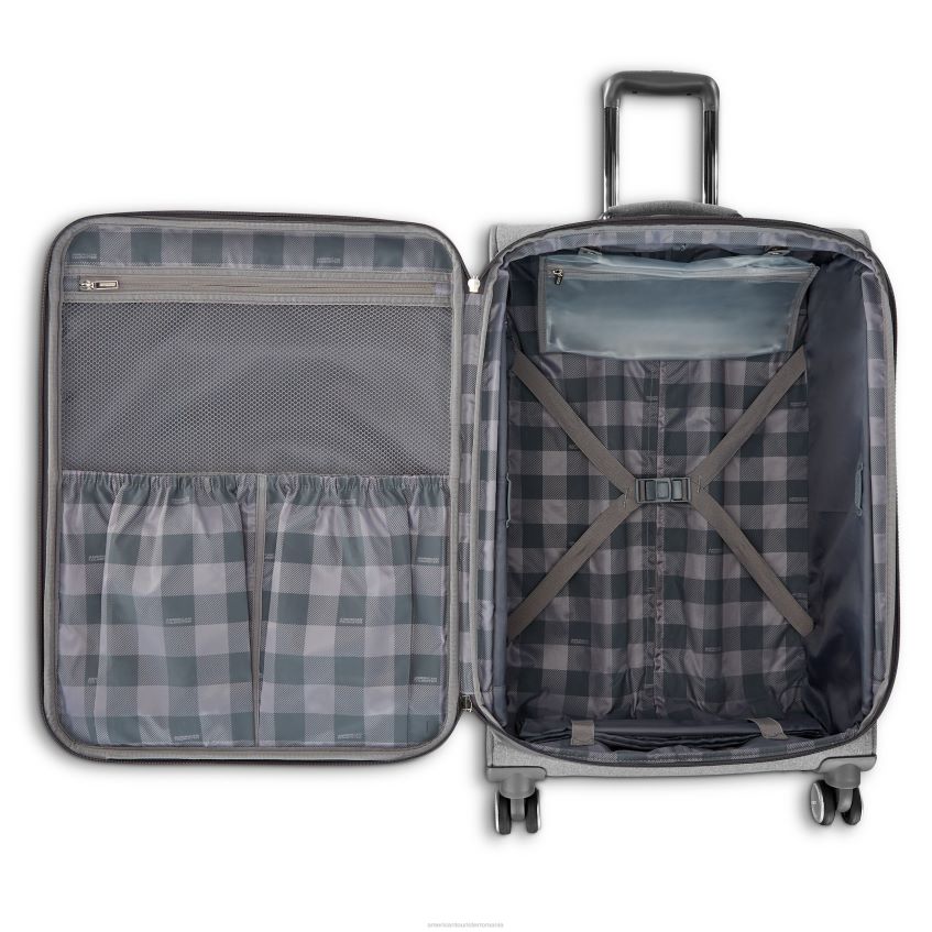 American Tourister Geanta - gri porumbel American Tourister capriciu 25\'\' spinner bagaje 46N2LR120
