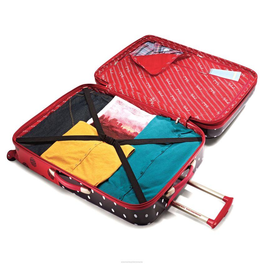 American Tourister Romania - arc roșu minnie mouse American Tourister disney minnie mouse 28\'\' hardside spinner bagaje 46N2LR61