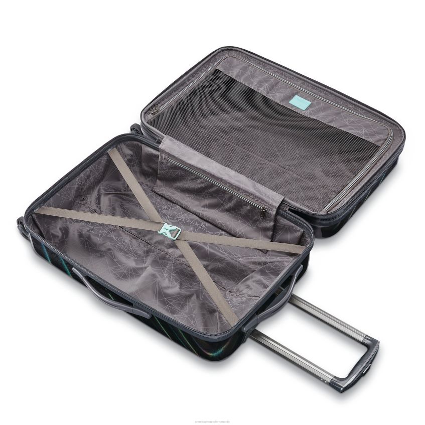 American Tourister Romania - negru irizat American Tourister moonlight 24\'\' spinner bagaje 46N2LR82