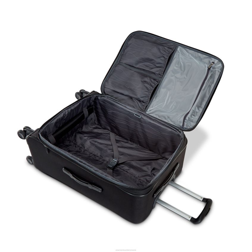 American Tourister Romania - negru jet American Tourister spinner cascada 24\'\' bagaje 46N2LR136