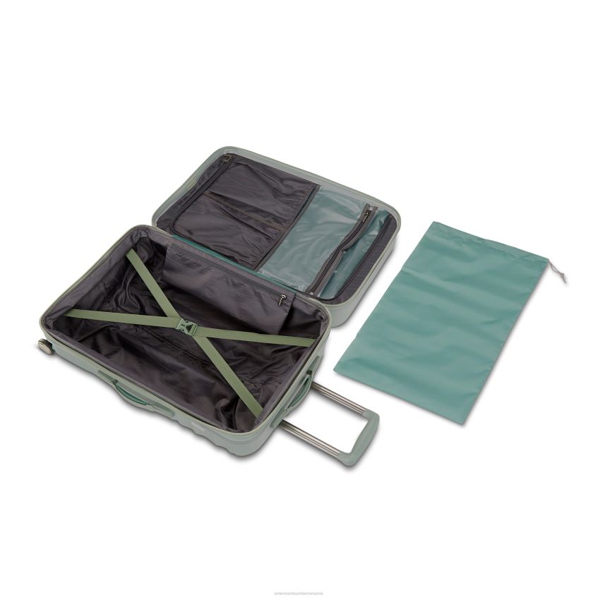 American Tourister Romania - verde salvie American Tourister spinner cascade hardside 28\'\' bagaje 46N2LR121
